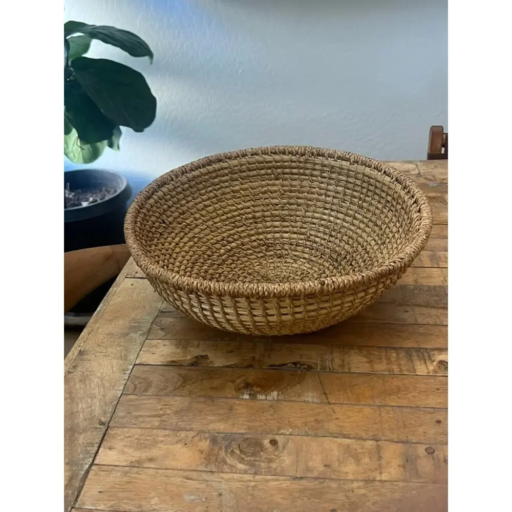 Handwoven Large Rattan Wicker Basket 15
